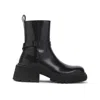 Jimmy Choo Soft Box Calf Conny Flat Boots Women In Black