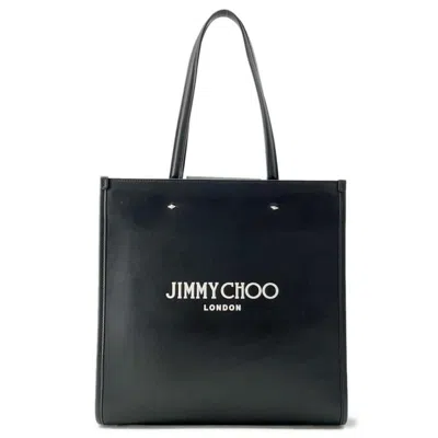 Pre-owned Jimmy Choo Black Leather Tote Bag ()