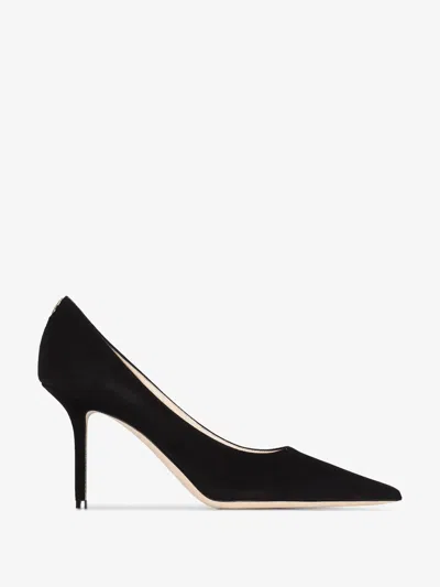JIMMY CHOO LOVE 85 SUEDE PUMPS - WOMEN'S - SUEDE,LOVE85BWJ14214212