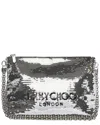 Jimmy Choo Black Metal Sequin Callie Shoulder Bag (authentic Pre-loved) In Silver