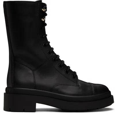 Jimmy Choo Nari Leather Mid-calf Boots In Black