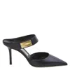 Jimmy Choo Nell 85mm Leather Mules In Black