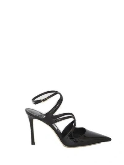 Jimmy Choo Black Patent Leather Pumps For Women From Fw23 Collection