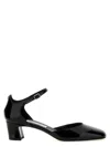 Jimmy Choo Pixie Mary Jane Block-heel Shoes In Black