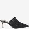 Jimmy Choo Draped Pointed Toe Stiletto Mules