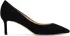 Jimmy Choo Black Romy 60 Heels In Black