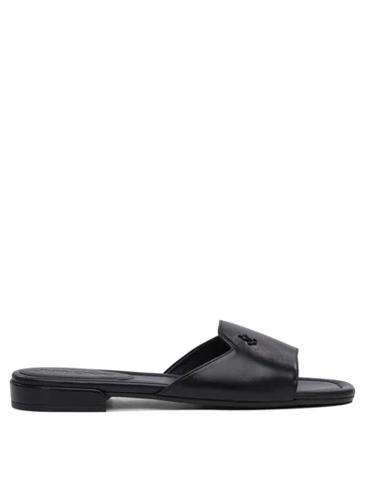 Jimmy Choo Black Rubber Sandals