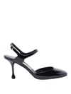 Jimmy Choo 80mm Pixie Patent Leather Pumps In Negro