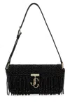 Jimmy Choo Borsa A Spalla Avenue Mini In Raso Nero Donna