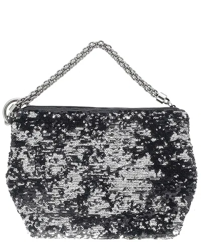 Jimmy Choo Black Sequin Medium Callie Clutch Bag (authentic Pre-loved)