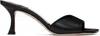 Jimmy Choo Women Skye 70 Leather Heel Sandals In Black