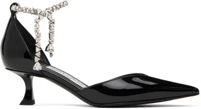 JIMMY CHOO BLACK STEVIE 50 HEELS