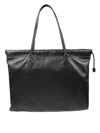 Jimmy Choo Black Tote With Smooth Leather Finish In Black