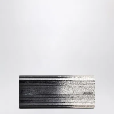Jimmy Choo Black/champagne Sweetie Dégradé Glitter Fabric Clutch
