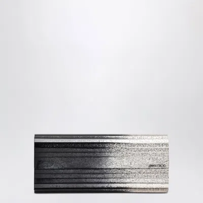 Jimmy Choo Black/champagne Sweetie Dégradé Glitter Fabric Clutch