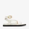 Jimmy Choo Woman Sandals Ivory Size 7 Leather In Neutral