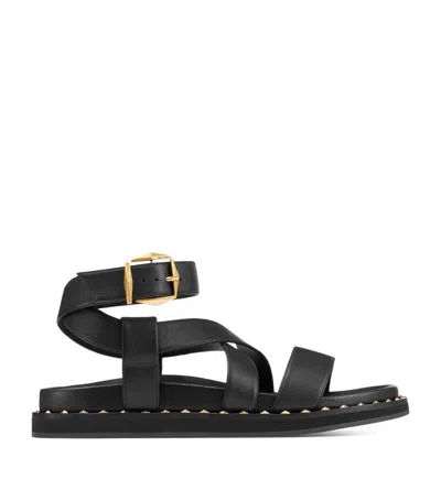 Jimmy Choo Blaise Leather Sandals In Multi