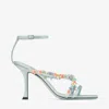 Jimmy Choo Blanche 90 Satin Heeled Sandals