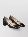 Jimmy Choo 'elisa 45' Black Pumps With Pearl Detail