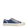 Jimmy Choo Blue Fabric Low Top Men's Sneakers In Blue