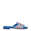 Jimmy Choo Nako Nappa Leather Flats In Blue