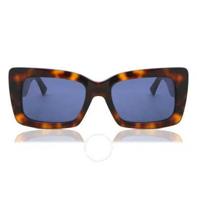 Jimmy Choo Blue Rectangular Ladies Sunglasses Vita/s 0086/ku 54