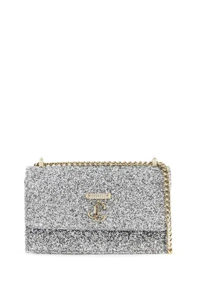 Jimmy Choo Bohemia Mini Shoulder Bag In Argento