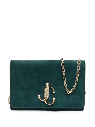 Pre-owned Jimmy Choo Bohemia Satchel Bag In Green