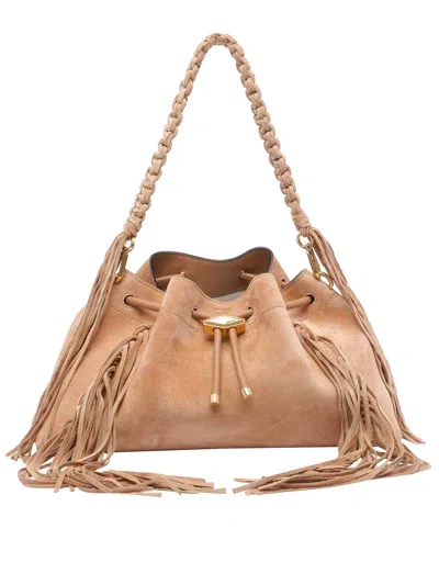 Jimmy Choo Camel Bon Bon E/w Shoulder Bag
