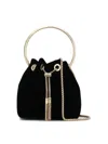 Jimmy Choo Bon Bon Velvet Bucket Bag