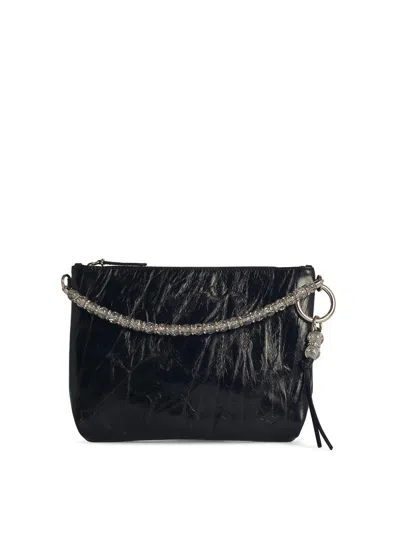 Jimmy Choo Callie Black Leather Bag