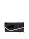Jimmy Choo Emmie Clutches In Black