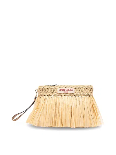 Jimmy Choo Bolso Clutch - Dorado