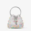 Jimmy Choo Floral Bon Bon Top-handle Bag
