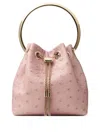 Jimmy Choo Bon Bon Bucket Bag In 粉色