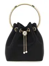 Jimmy Choo Leather Bucket Bag Chain Detail