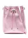 Jimmy Choo Bon Bon Metallic Leather Mini Bucket Bag