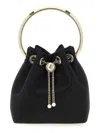 Jimmy Choo Leather Bucket Bag Chain Detail