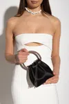 Jimmy Choo Black Bon Bon Mini Bucket Bag In Black