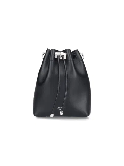 Jimmy Choo 'bon Bon' Bucket Bag In Black  