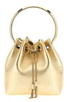 Jimmy Choo 'bon Bon' Bucket Bag In Gold
