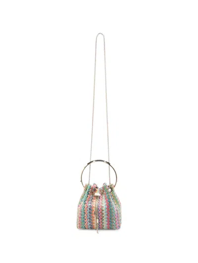 Jimmy Choo Bon Bon Bucket Bag In Multi