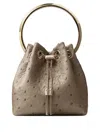 Jimmy Choo Bon Bon Bucket Bag In Neutrals