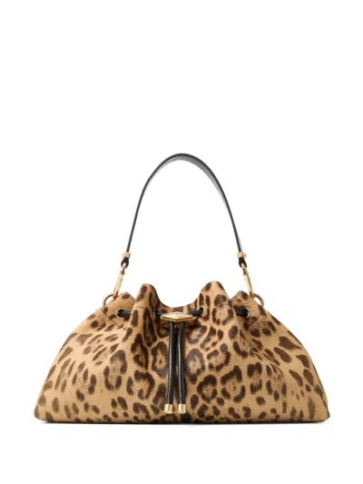 Jimmy Choo Bon Bon Bucket Bag In Neutrals