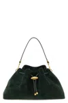 Jimmy Choo Medium Cinch Bucket Bag In Green