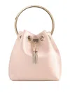 Jimmy Choo Bon Bon Circular-handle Bucket Bag