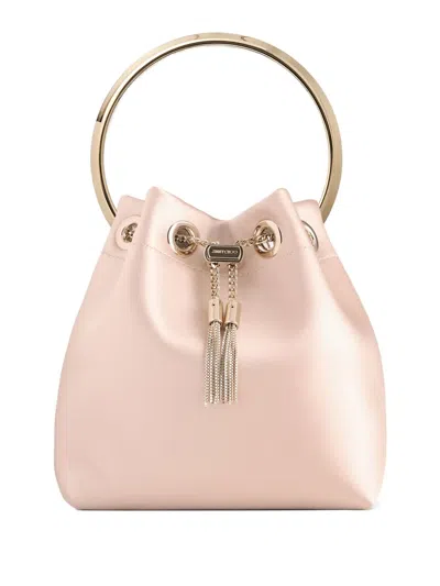 Jimmy Choo Bon Bon Circular-handle Bucket Bag
