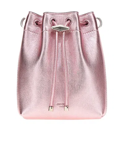Jimmy Choo Bon Bon Crossbody Bag In Pink
