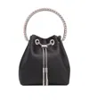 Jimmy Choo Borsa A Secchiello Bon Bon In Pelle Nera Donna In Black