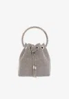Jimmy Choo Bon Bon Bracelet Bag In Silver